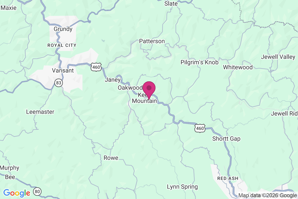 Keen Mountain map