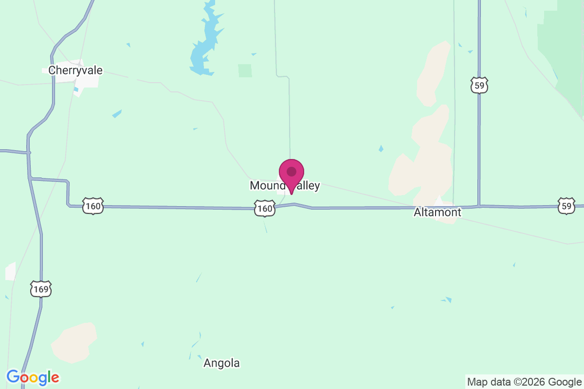 Mound Valley map