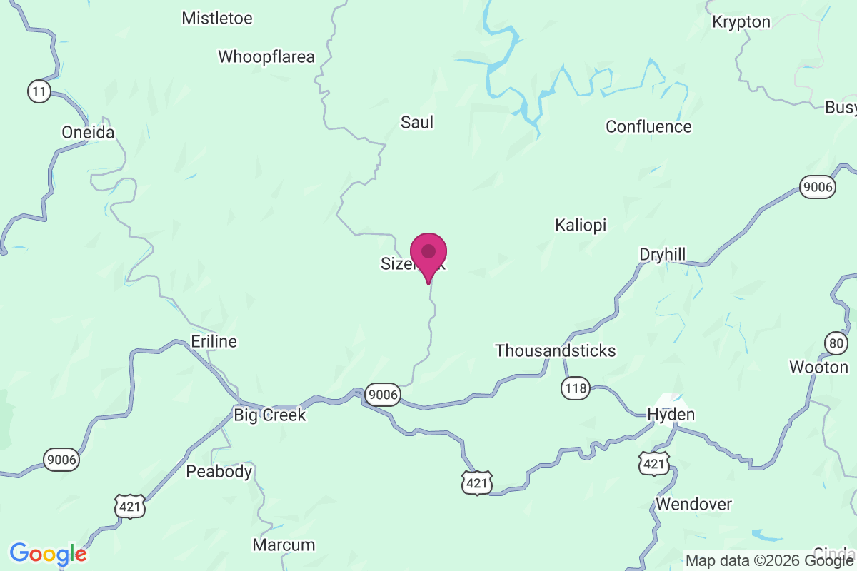 Sizerock map