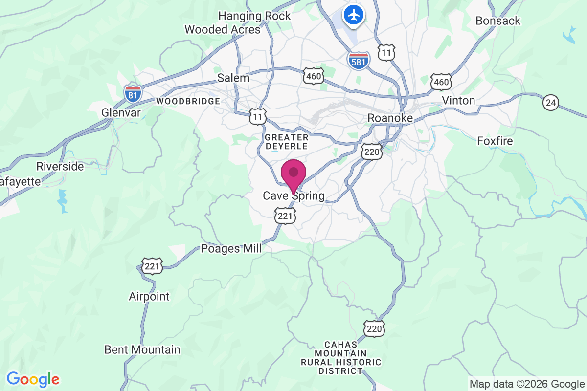 Cave Spring map