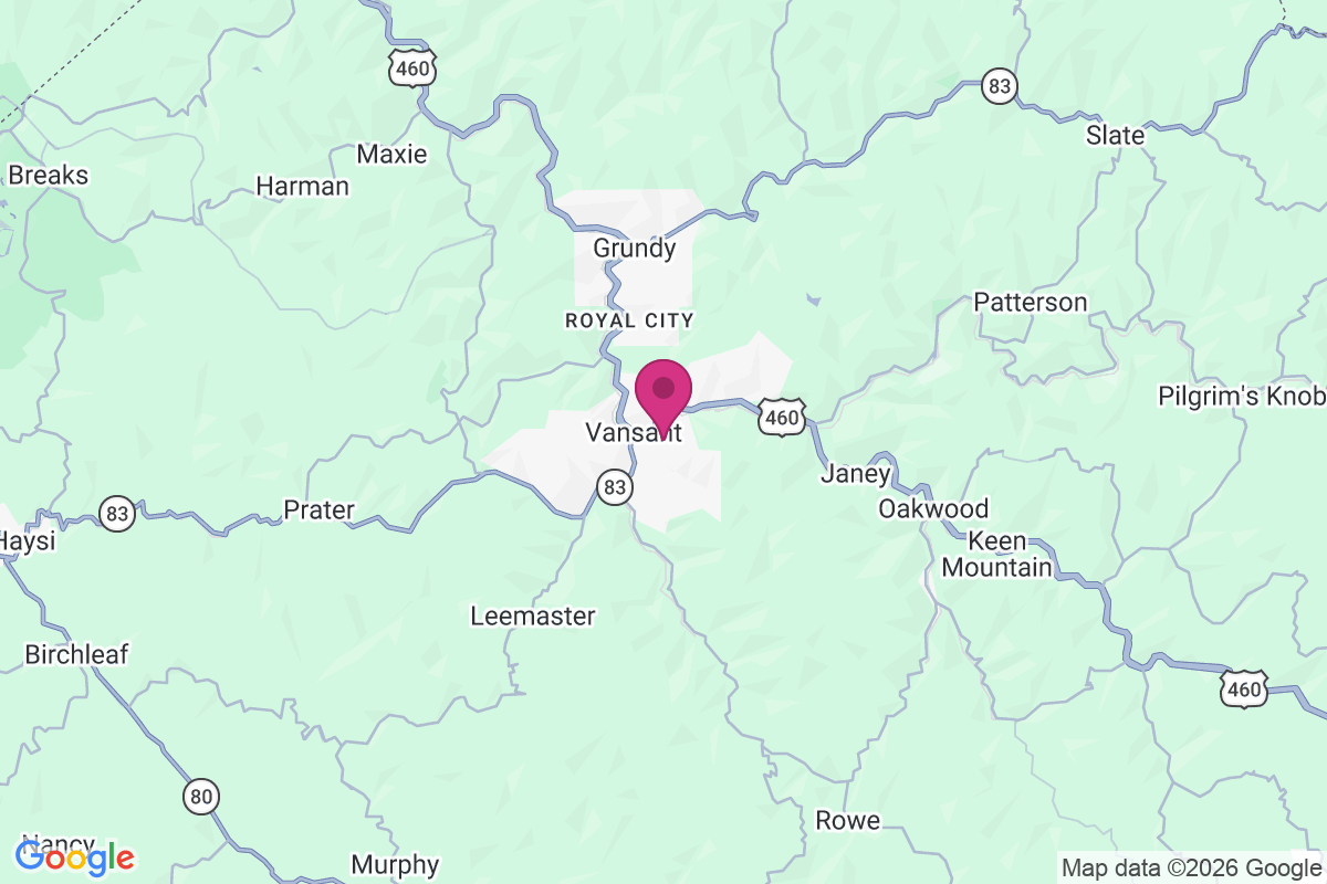 Vansant map