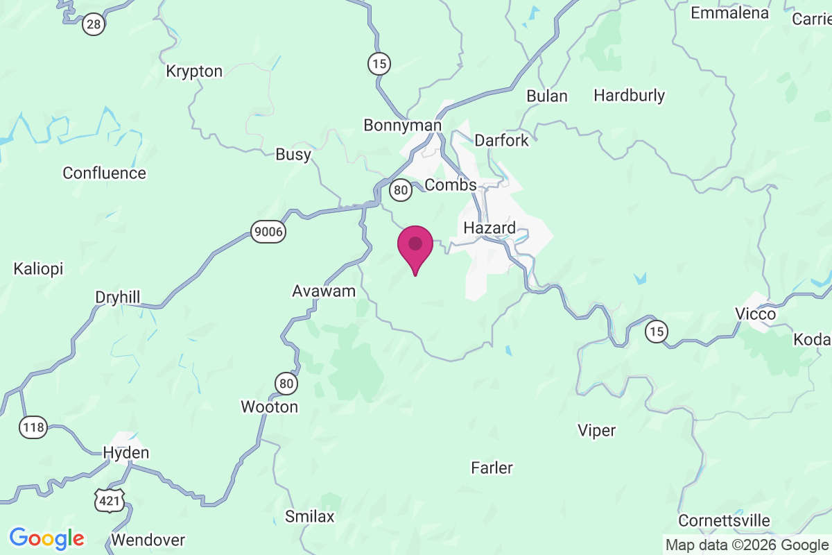 Browns Fork map
