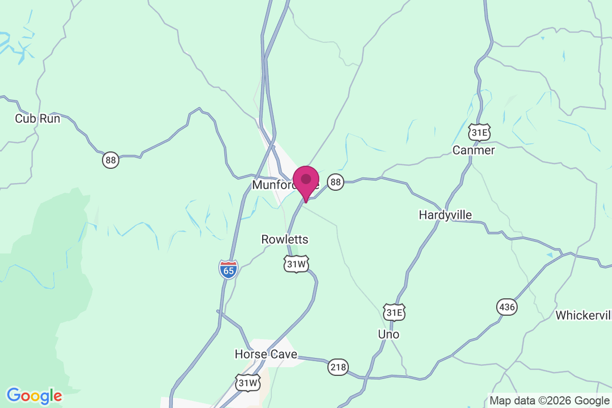 Woodsonville map