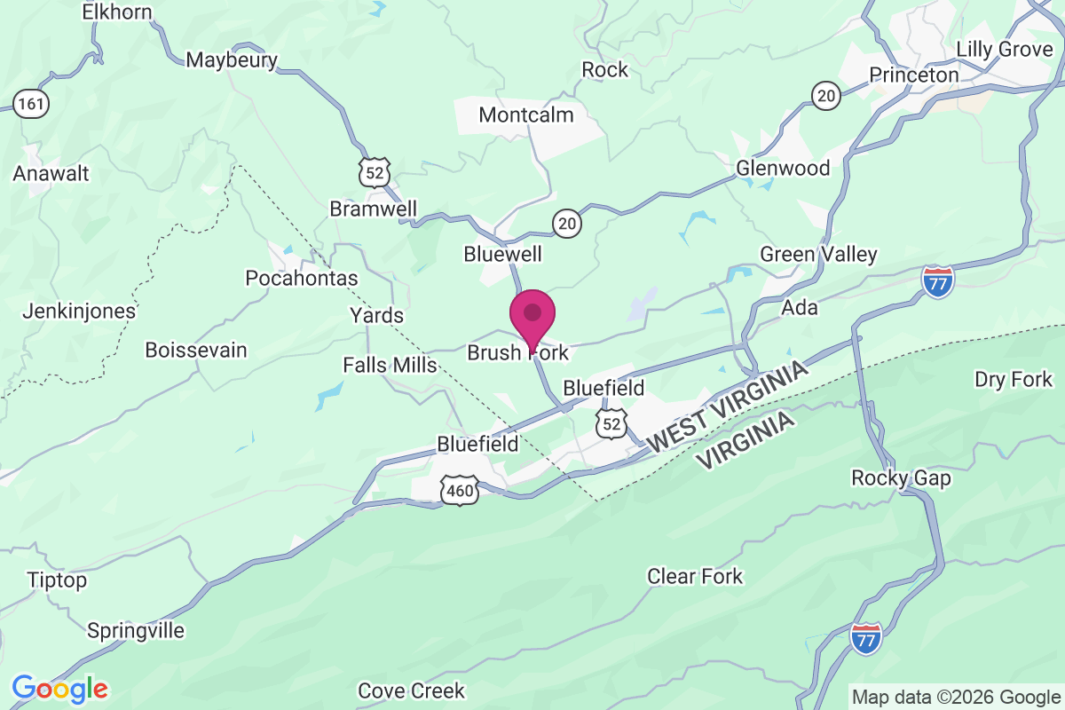 Brush Fork map