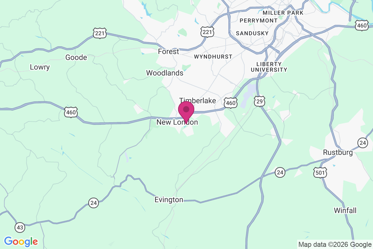 Bedford Springs map