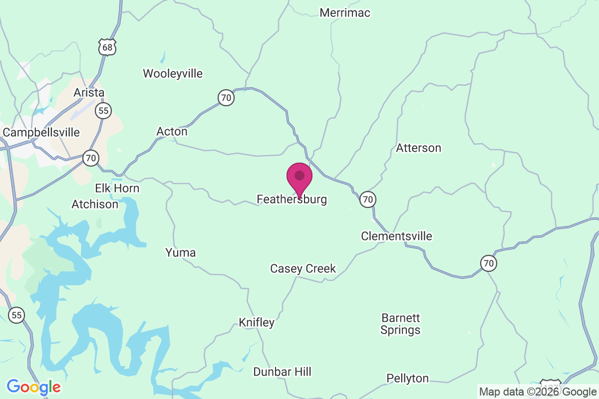 Feathersburg map