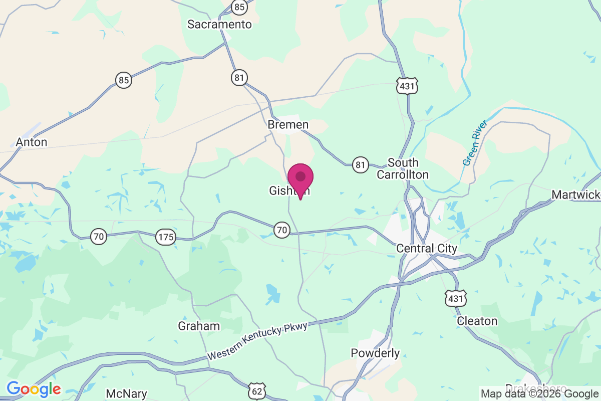 Gishton map