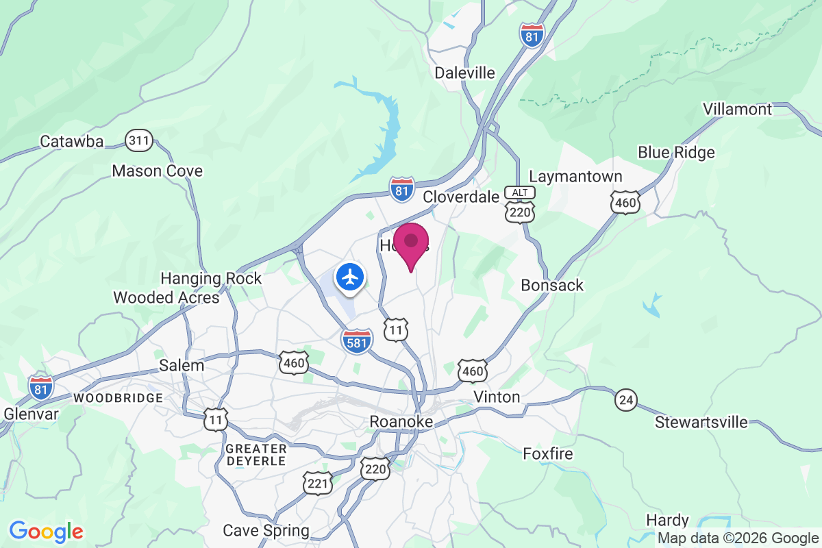 Petty Acres map