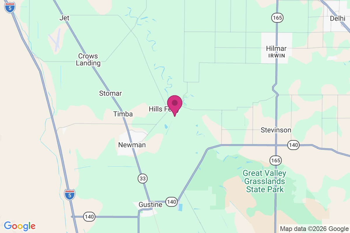 Hills Ferry map