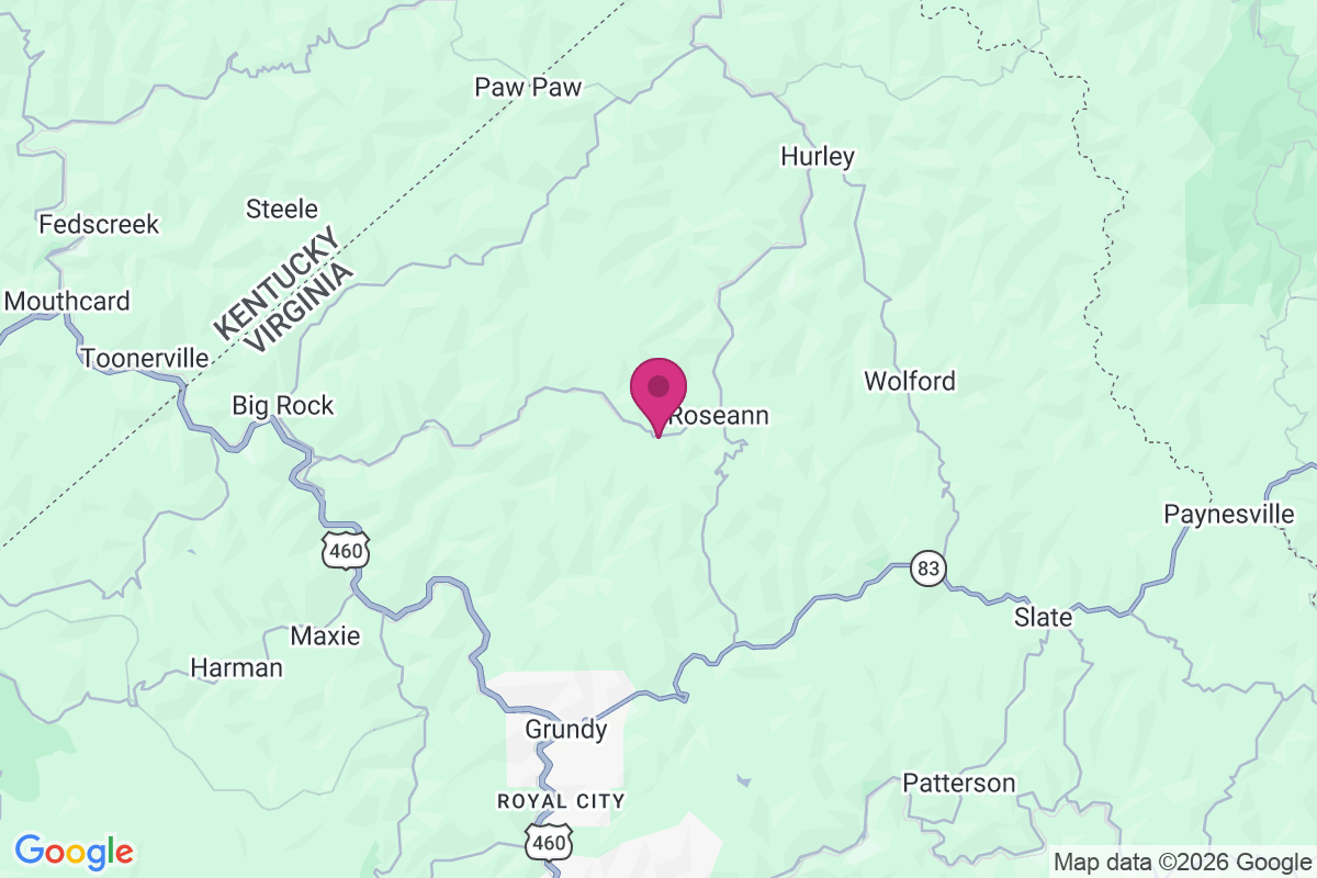 Home Creek map
