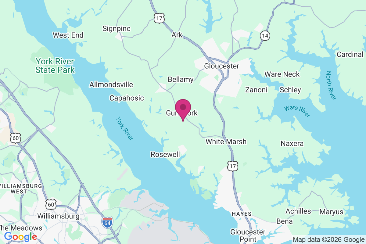 Gum Fork map