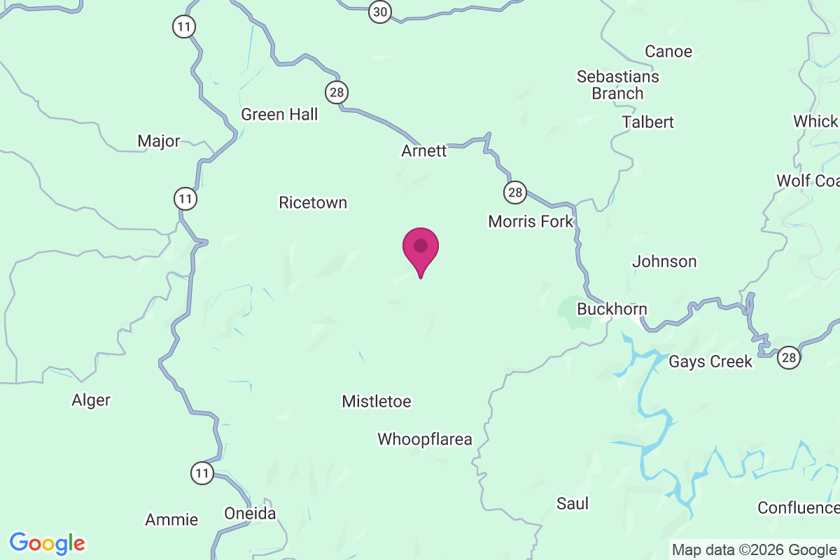 Lucky Fork map
