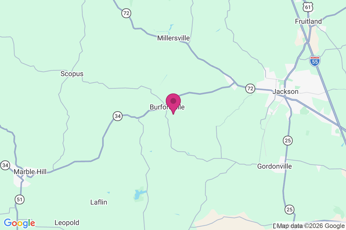 Burfordville map