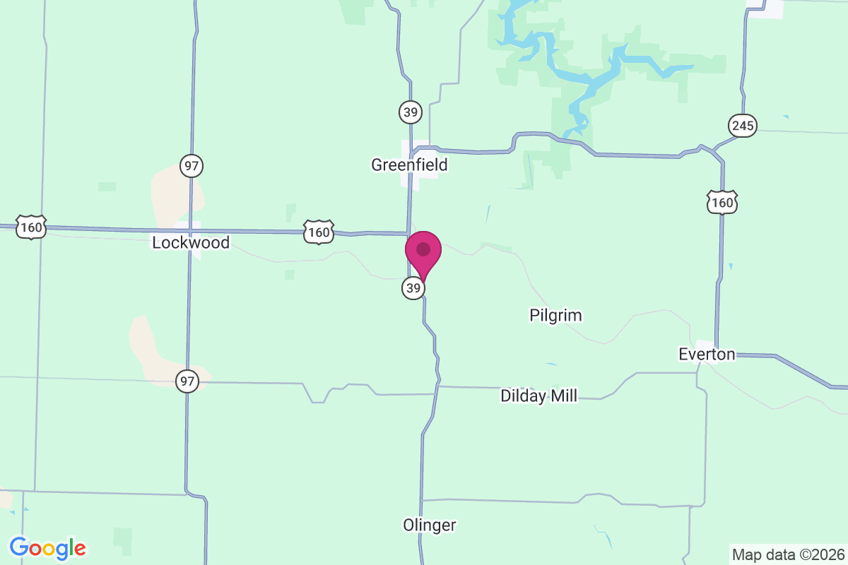 South Greenfield map