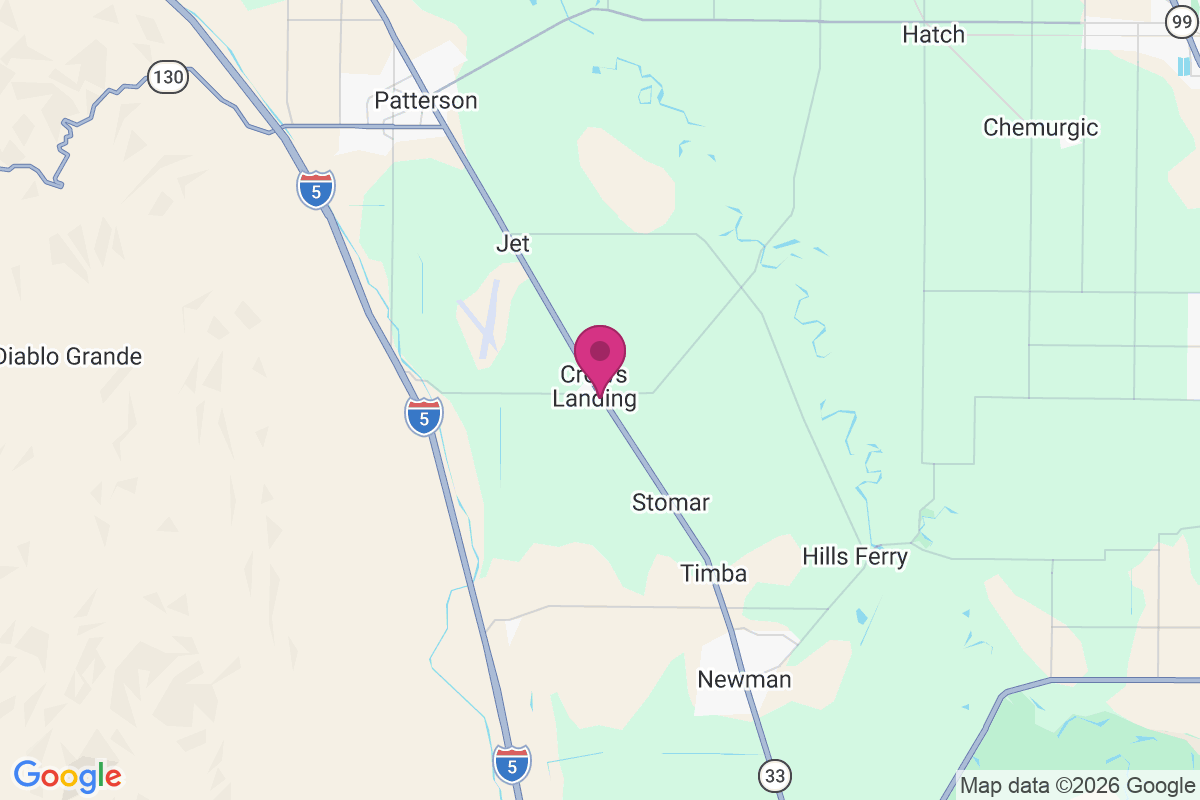 Crows Landing map