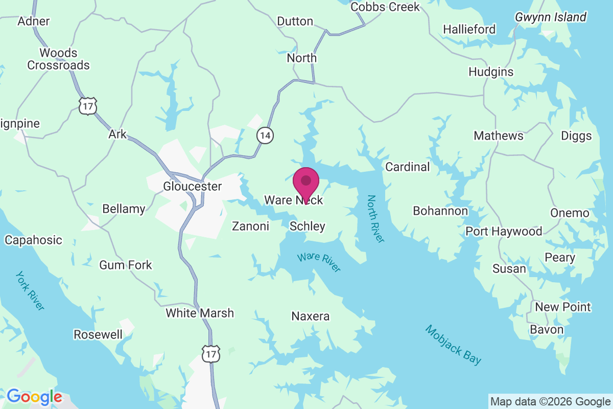 Ware Neck map