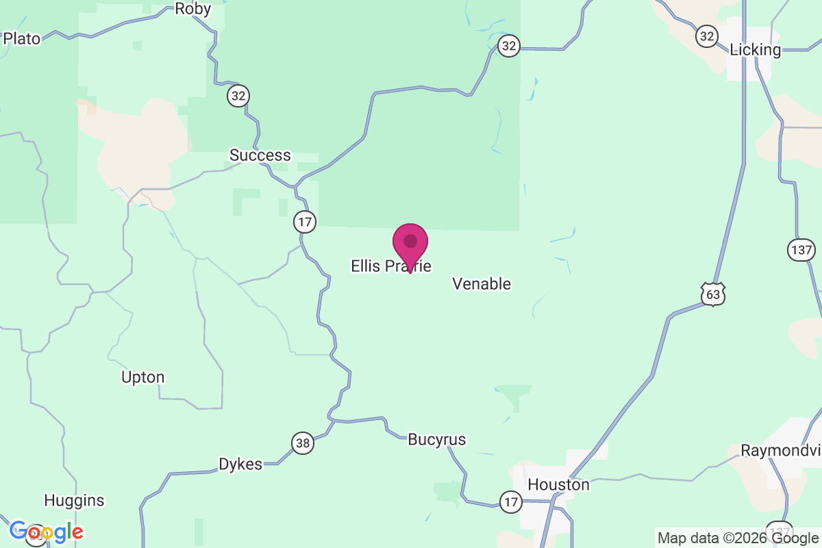 Ellis Prairie map