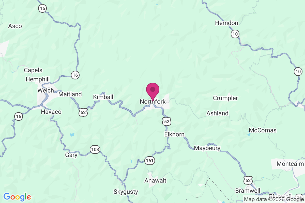 Northfork map