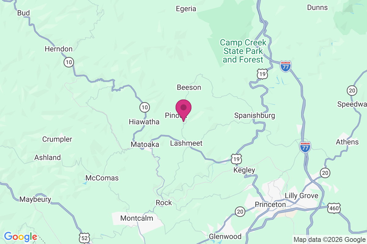Pinoak map