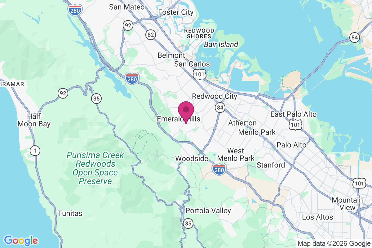 Emerald Lake Hills map