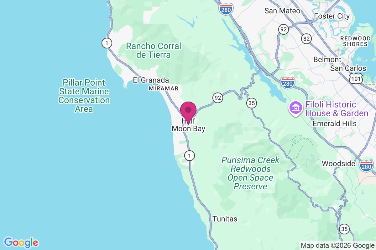 Half Moon Bay map