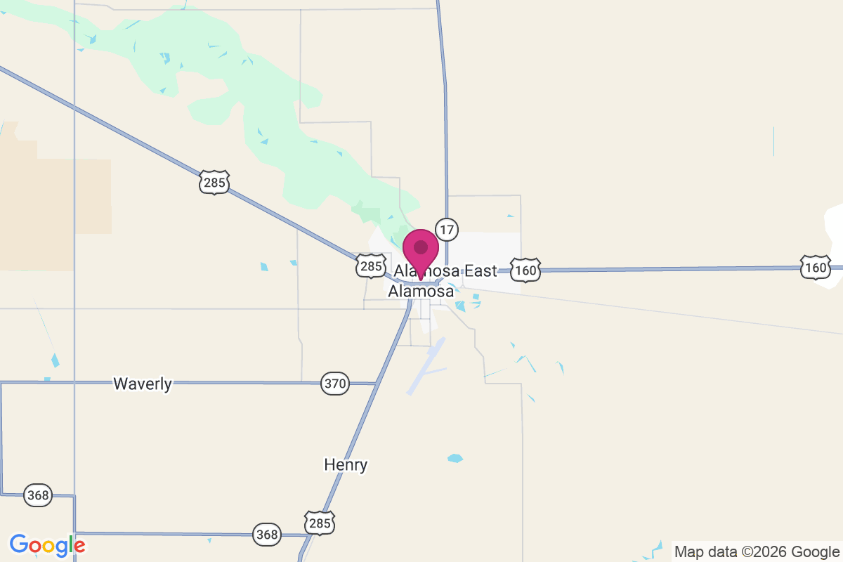 Alamosa map