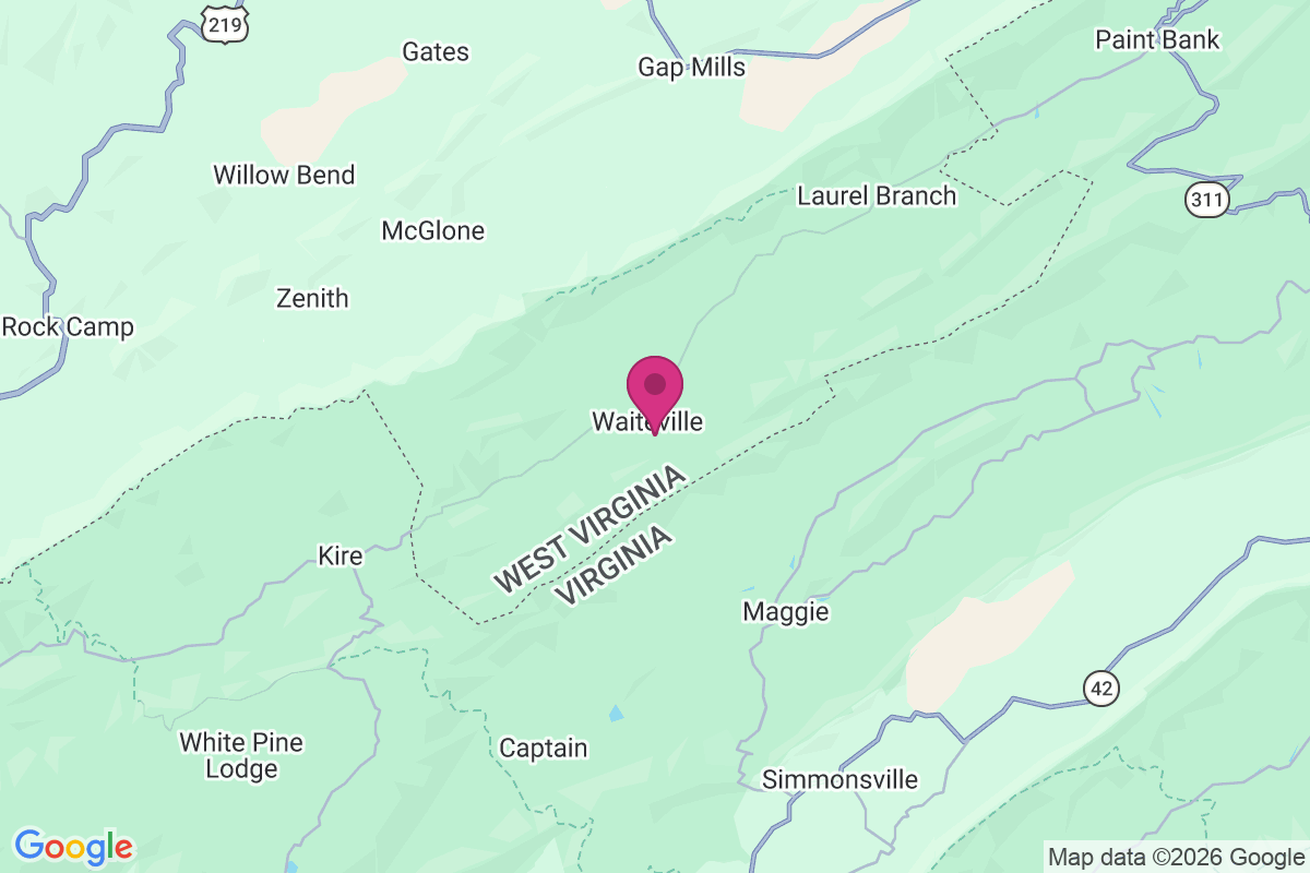 Waiteville map
