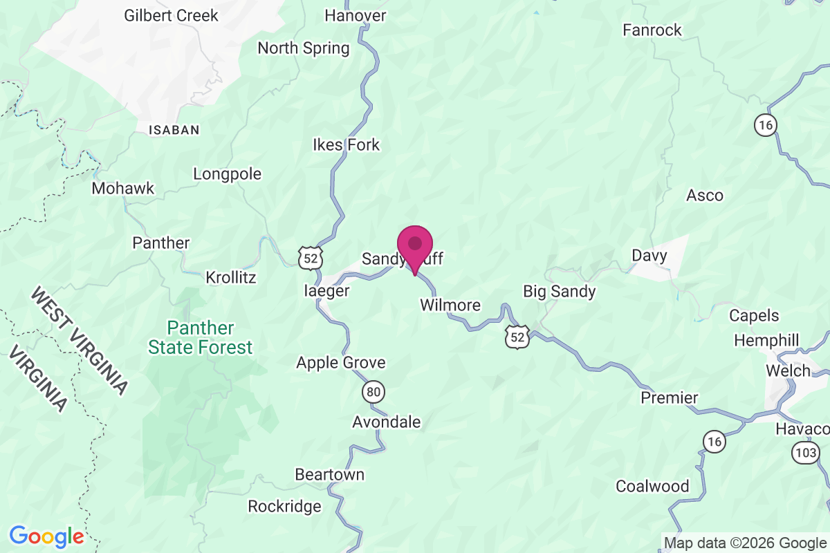 Sandy Huff map