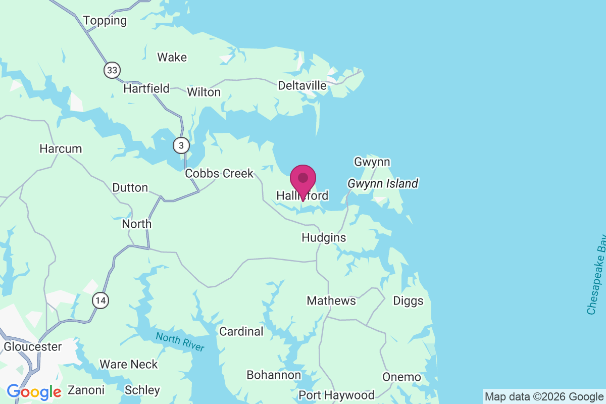 Hallieford map