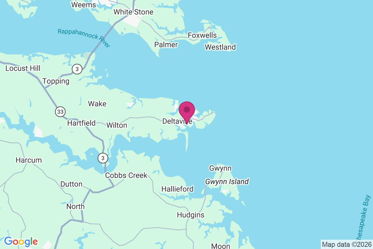 Deltaville map