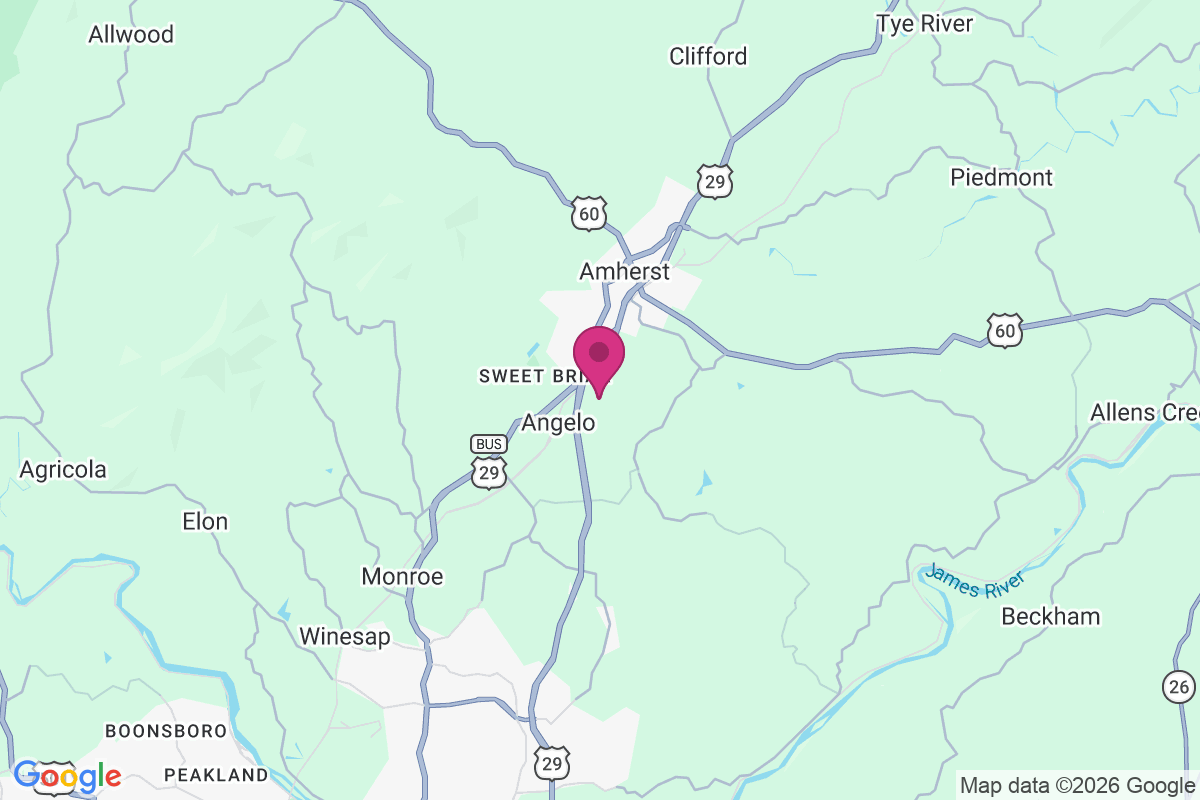 Sweet Briar Station map