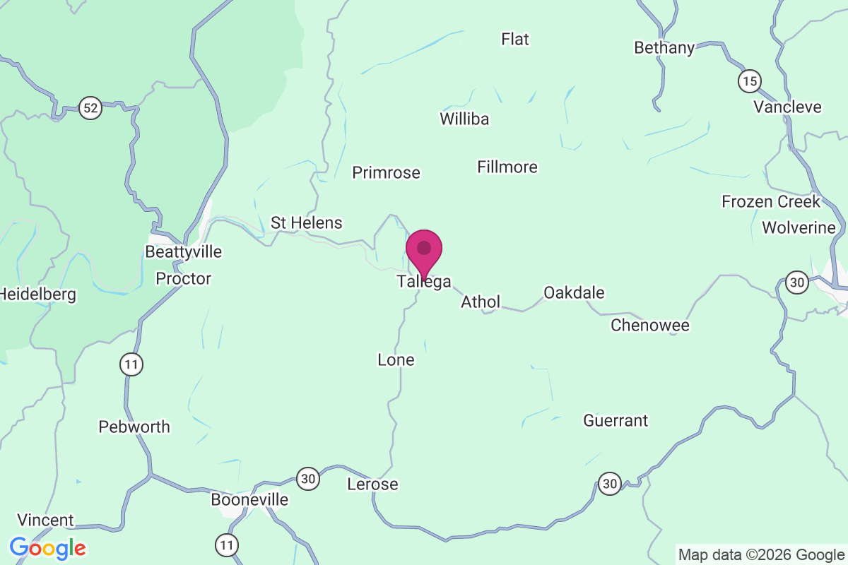Tallega map