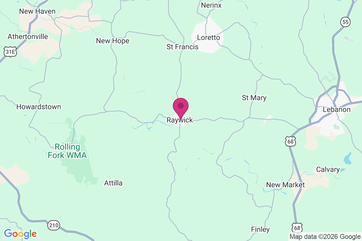 Raywick map