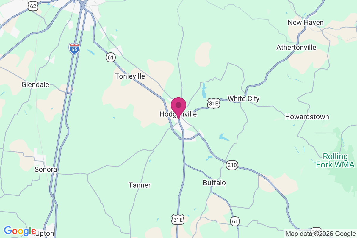 Hodgenville map