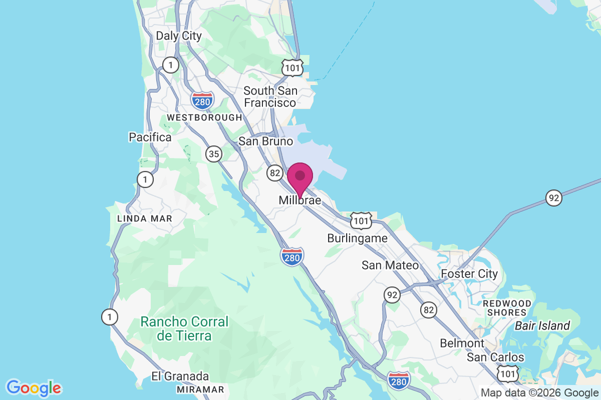 Millbrae map