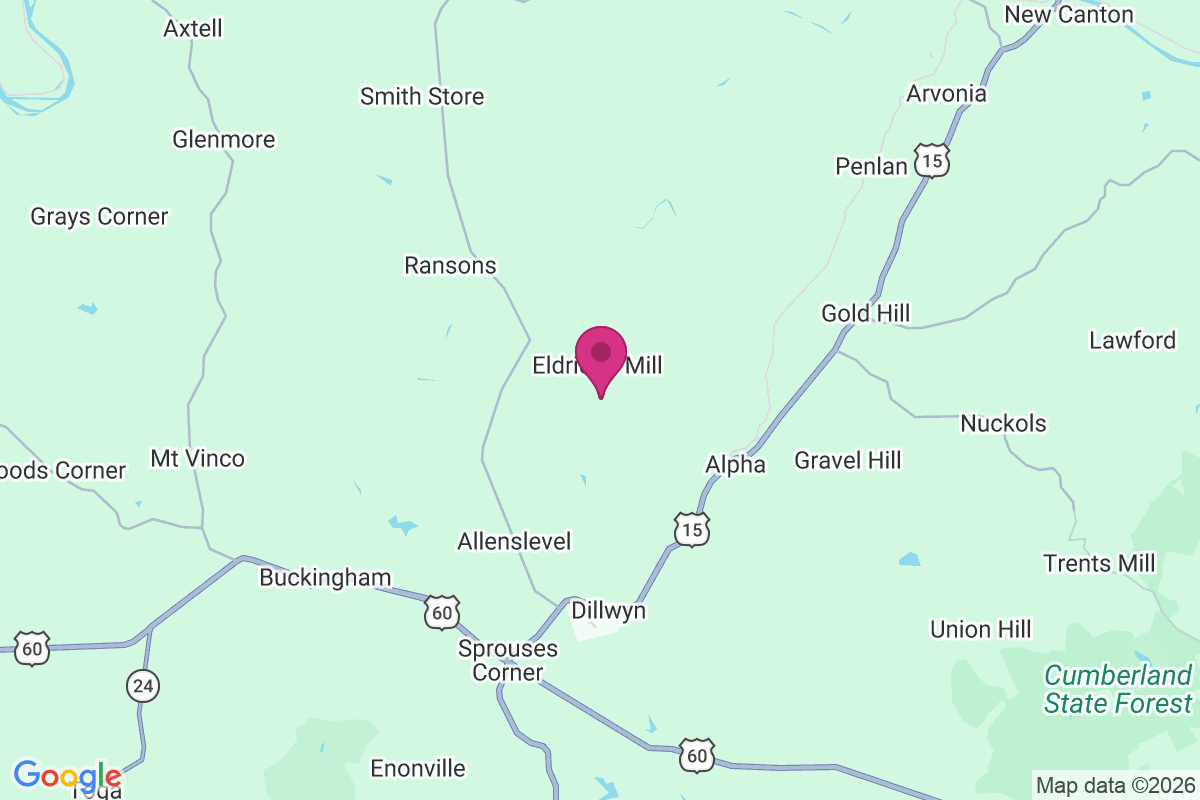 Eldridge Mill map