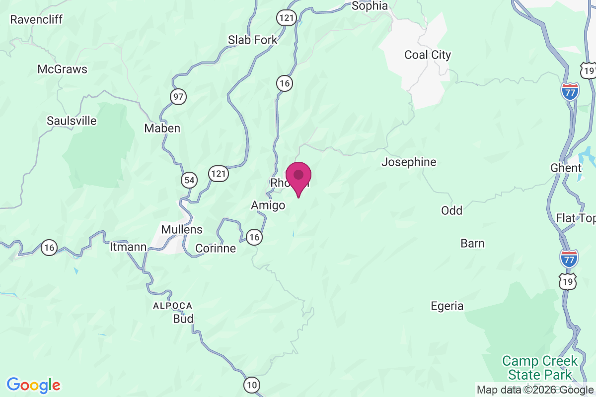 Rhodell map