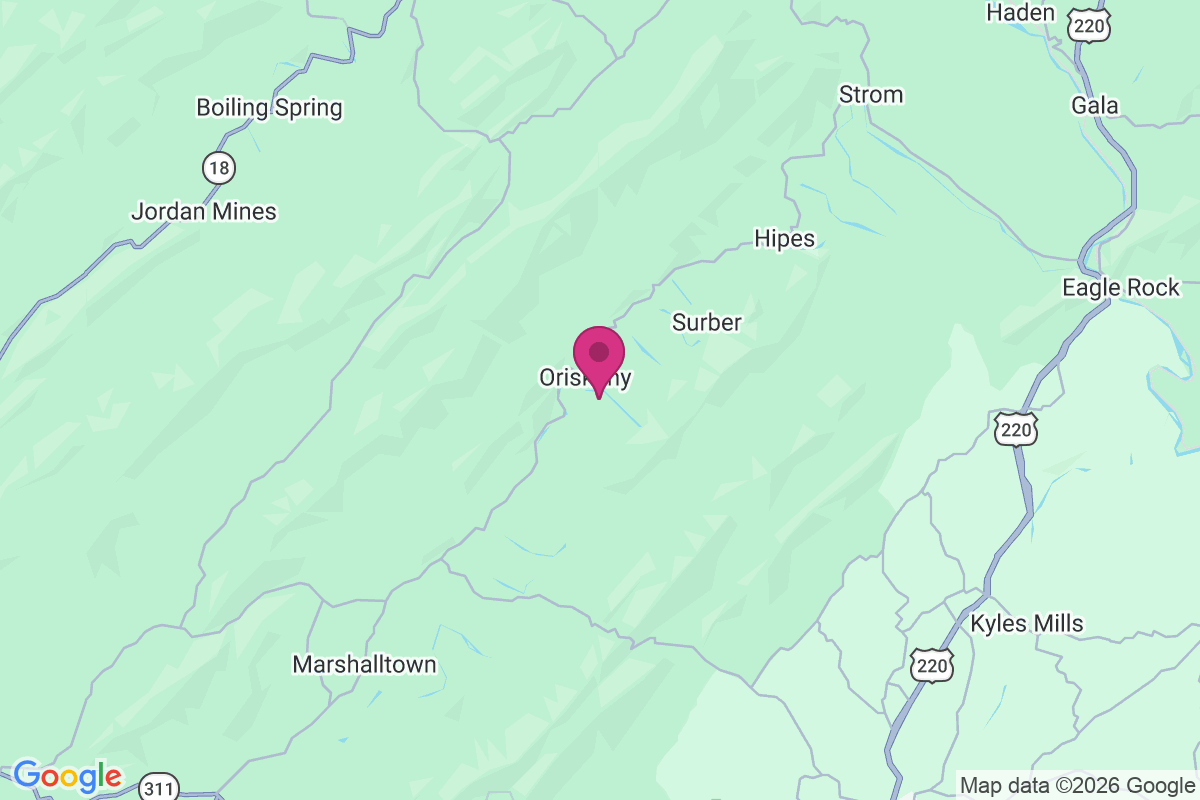 Oriskany map