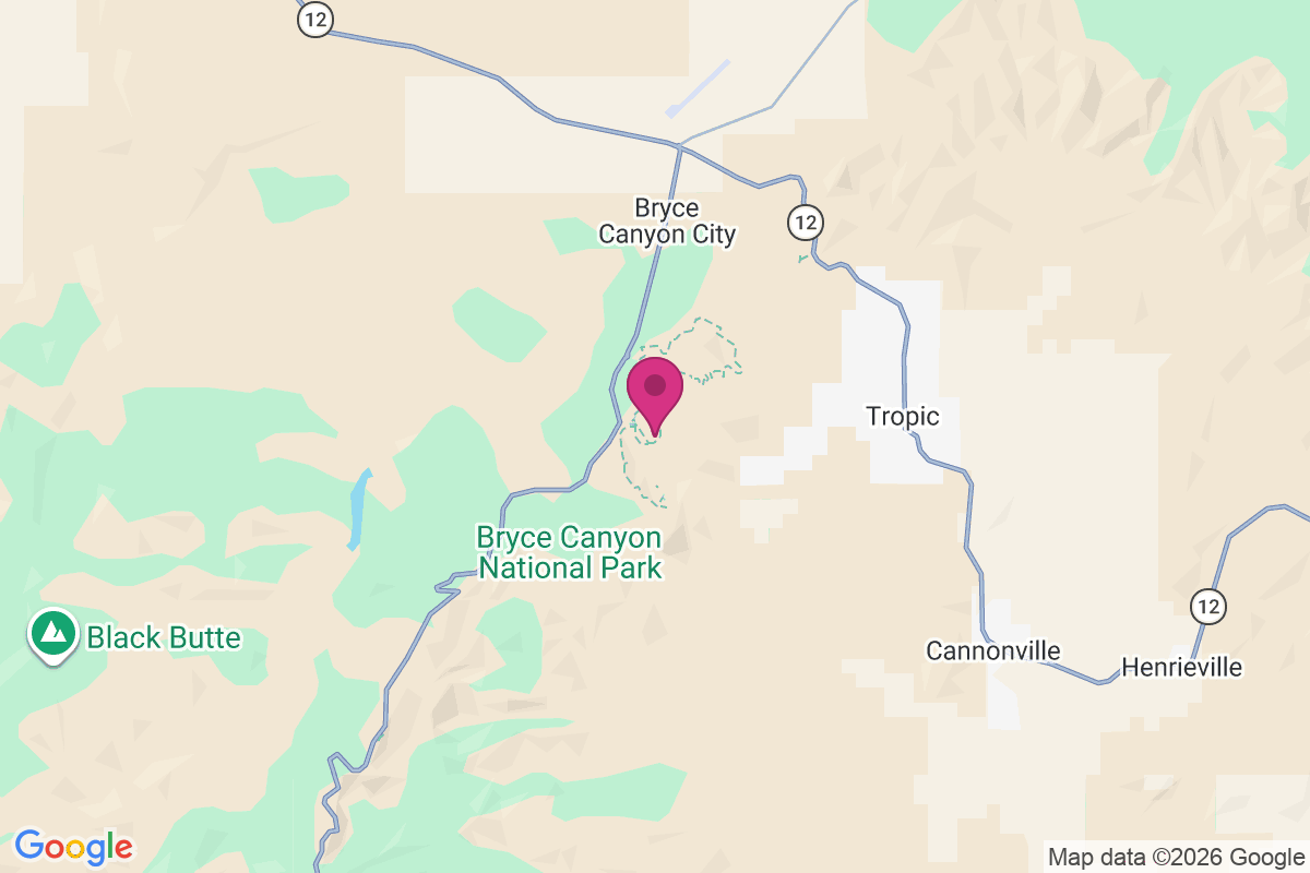 Bryce Canyon map
