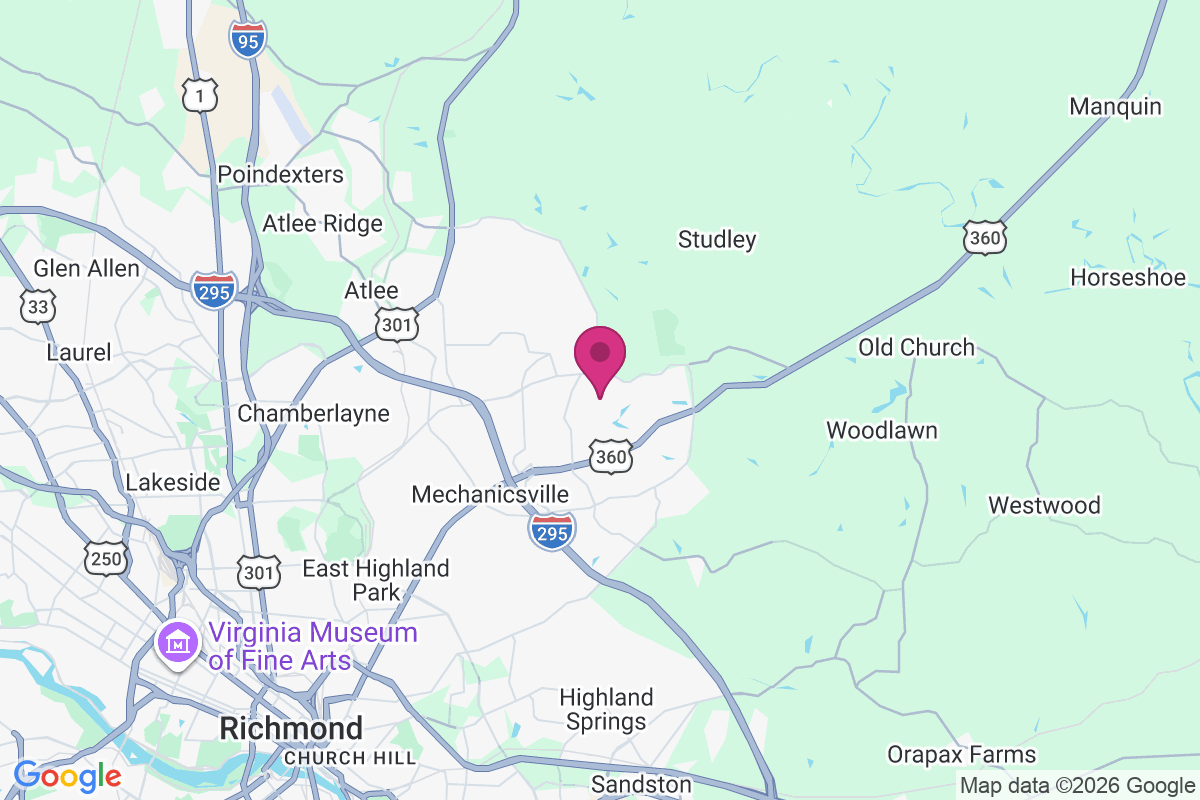 Hundleys Corner map