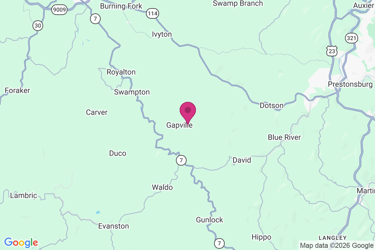 Gapville map
