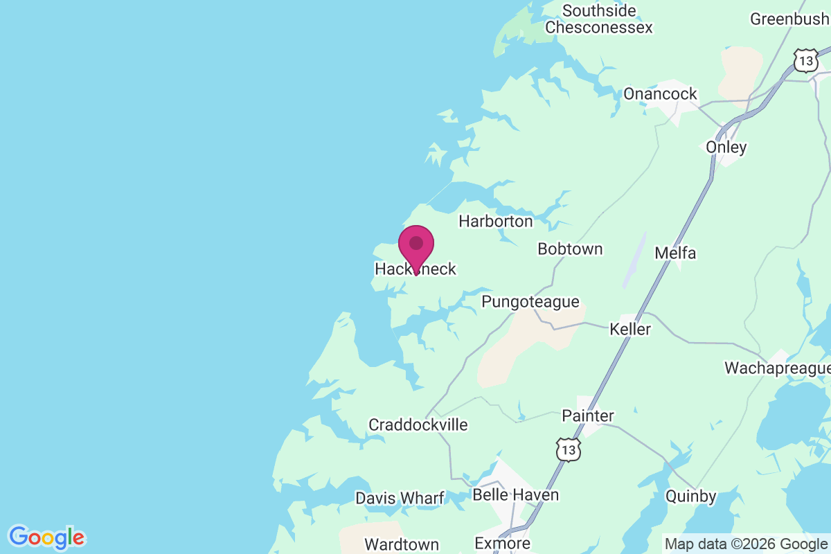 Hacksneck map