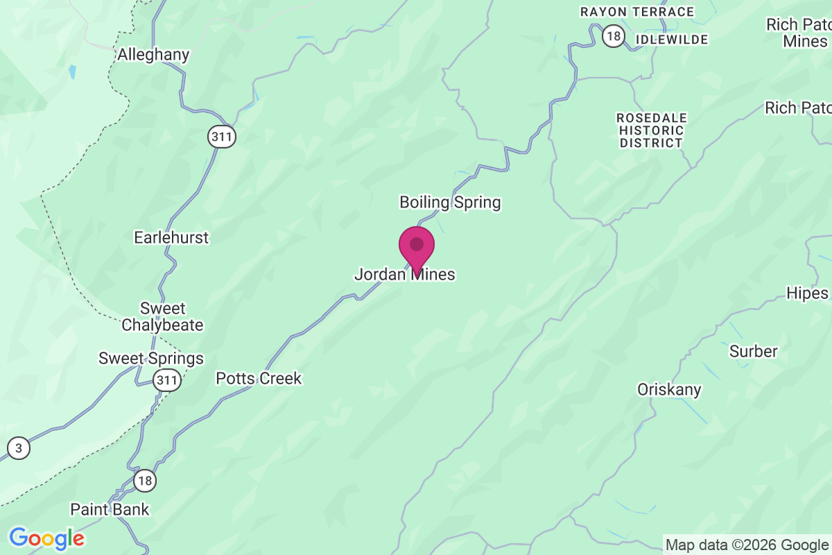 Jordan Mines map