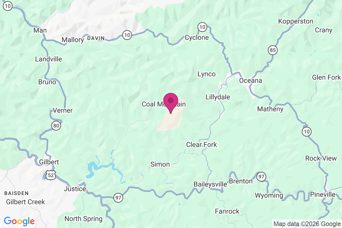 Coal Mountain map