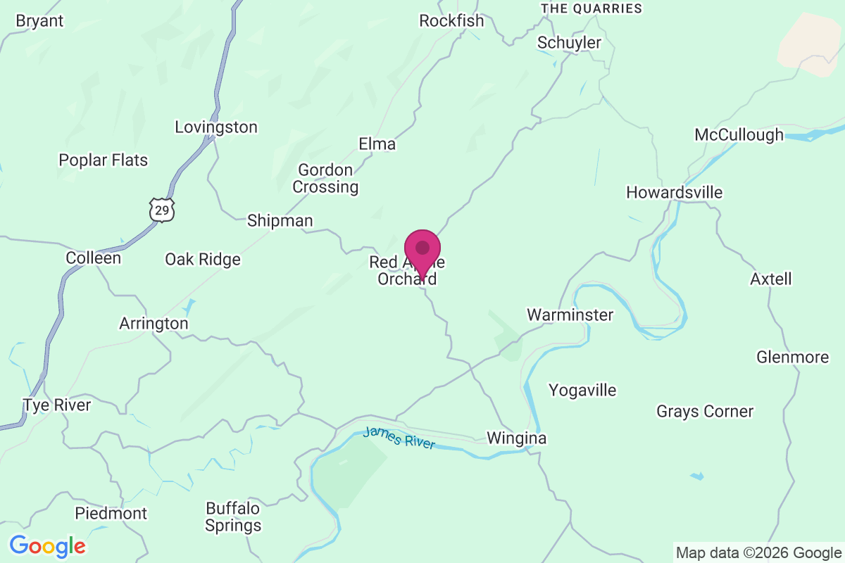 Red Apple Orchard map