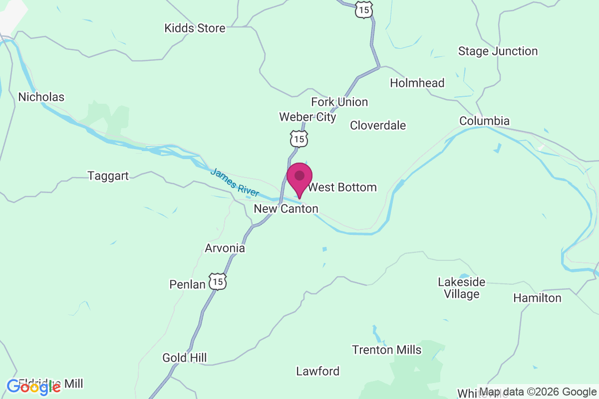 Bremo Bluff map