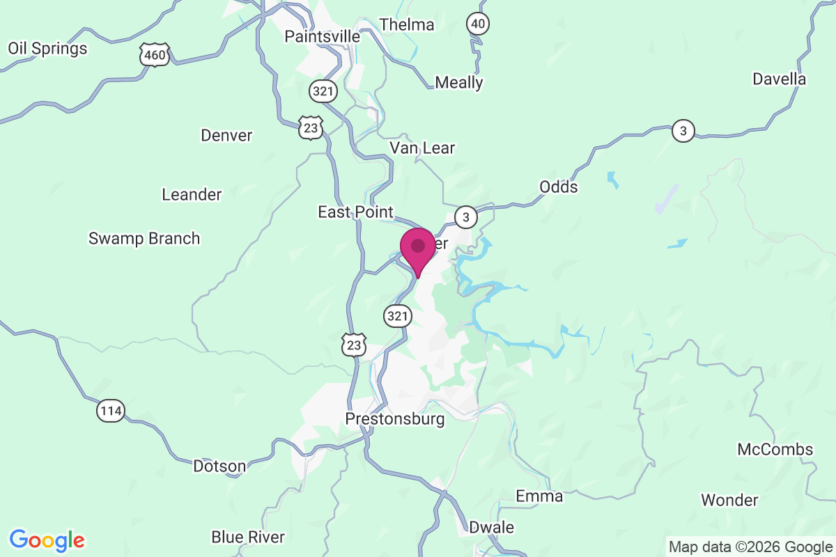 Bays Branch map