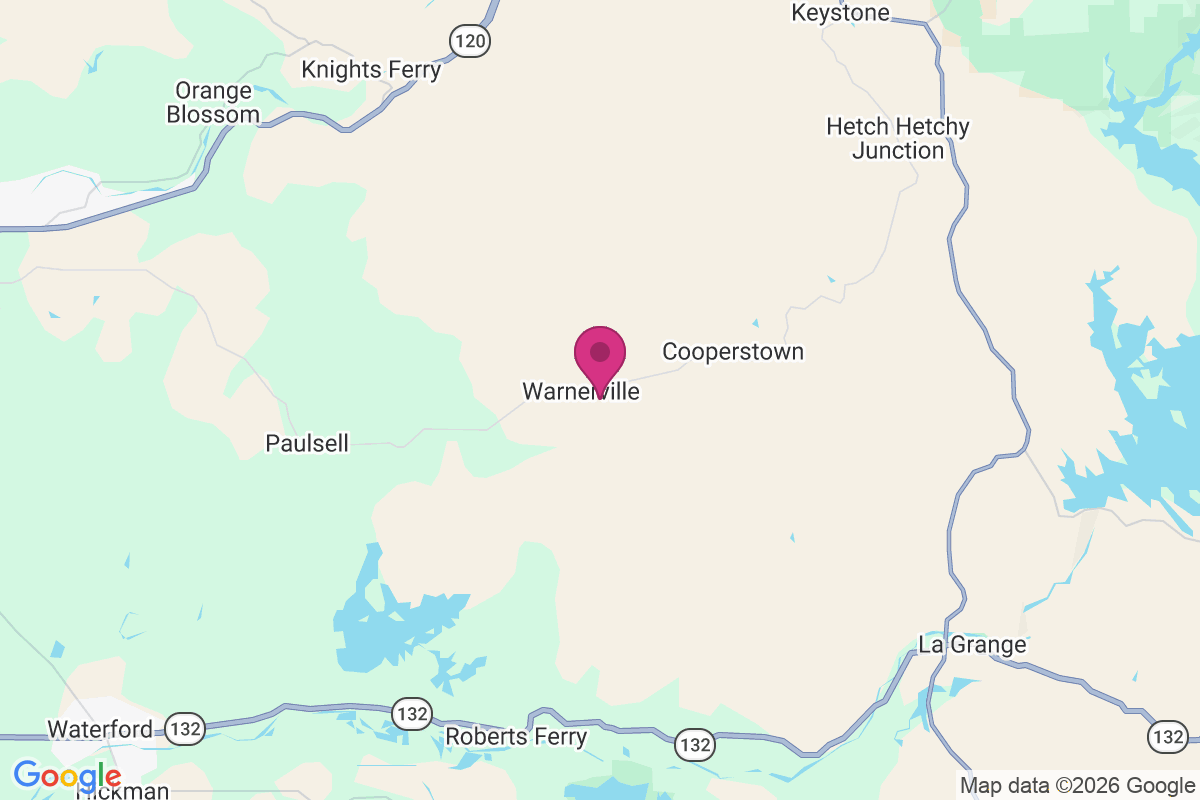 Warnerville map
