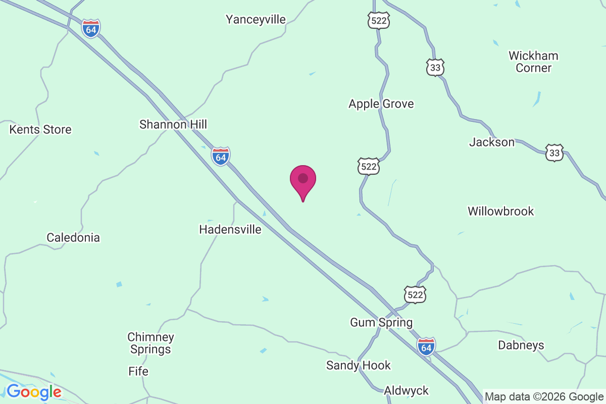 Hadensville Estates map