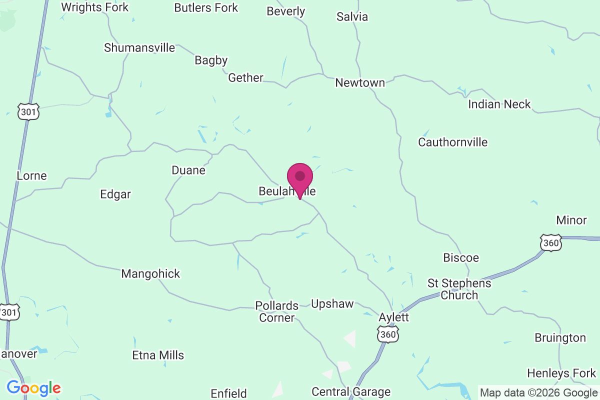 Beulahville map